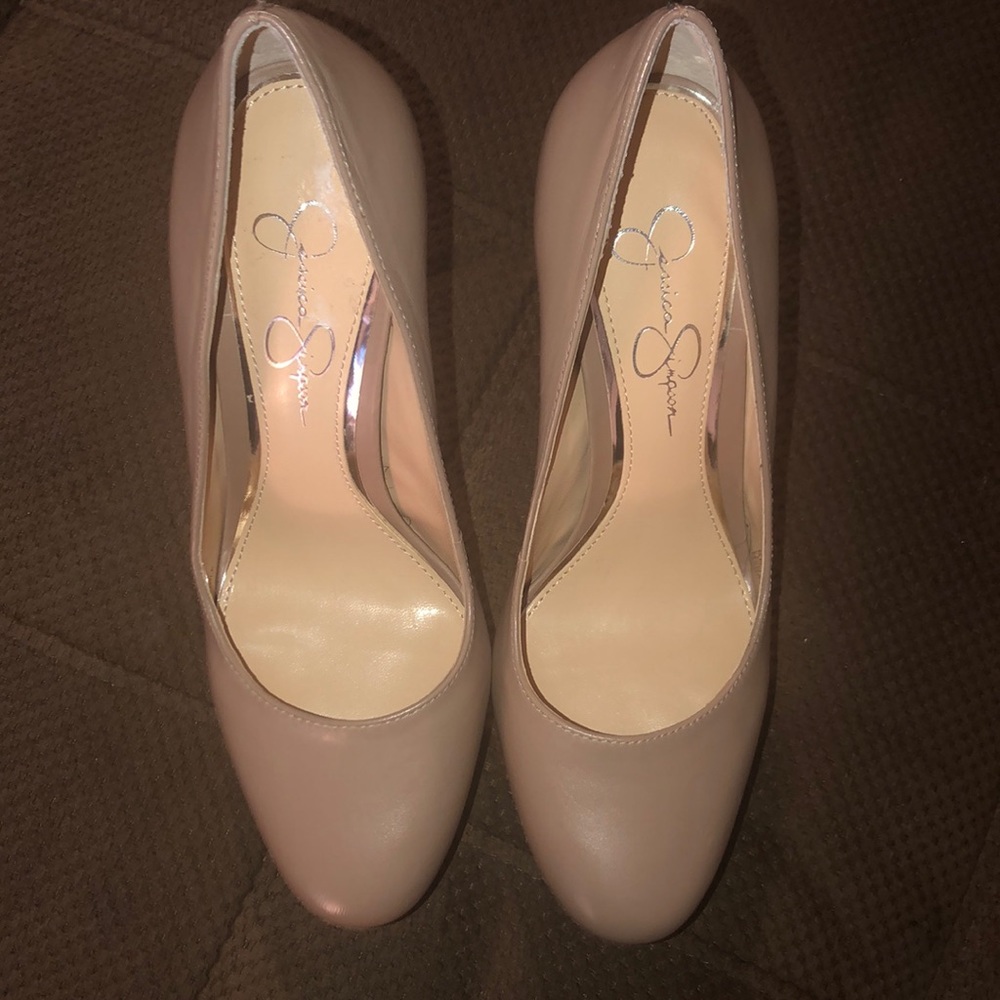 Jessica Simpson Nude Ansley Platform Pump